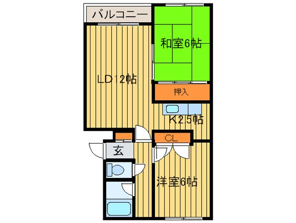 サンライズＭＳ１の物件間取画像